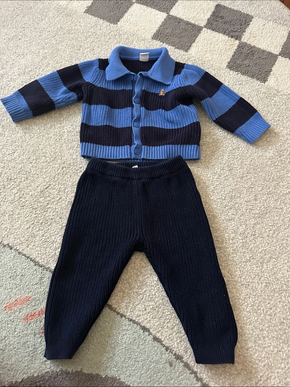Baby boys sweater set